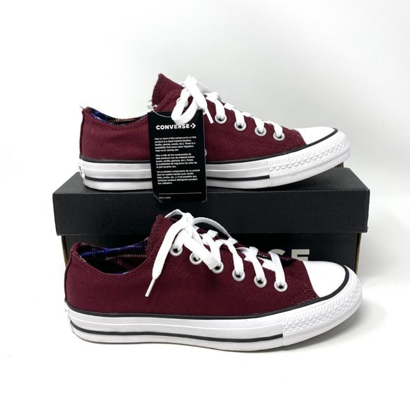 Converse Chuck Taylor Bordeaux Women’s Sneakers - Picture 9 of 10